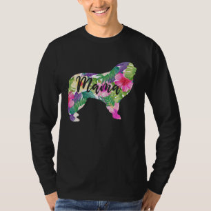 Great Pyrenees Mama Mom Flowers Mother s Day T-Shirt