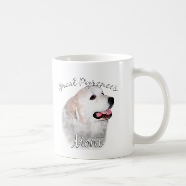 Great Pyrenees Mom 2 Coffee Mug (Right)