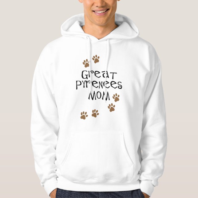Great Pyrenees Mom Hoodie (Front)