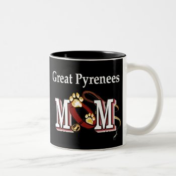 Great Pyrenees Mom Mug by DogsByDezign at Zazzle