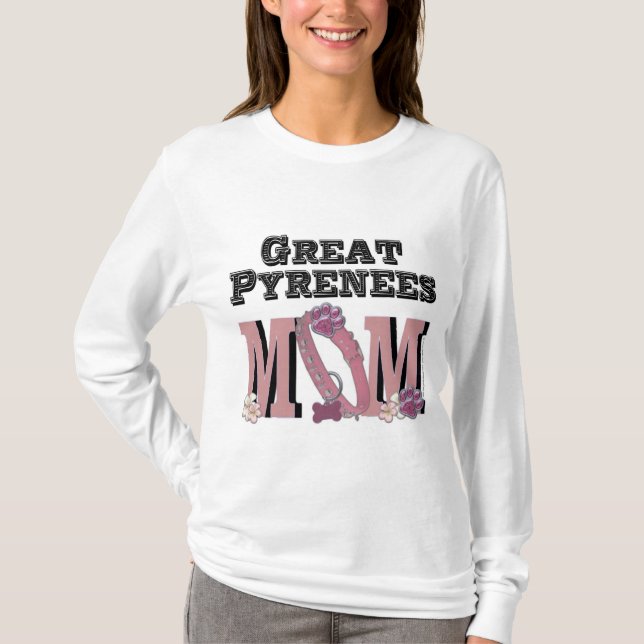 Great Pyrenees MOM T-Shirt (Front)