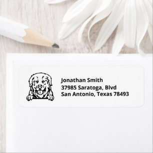 Great Pyrenees Mountain Dog Return Address Label