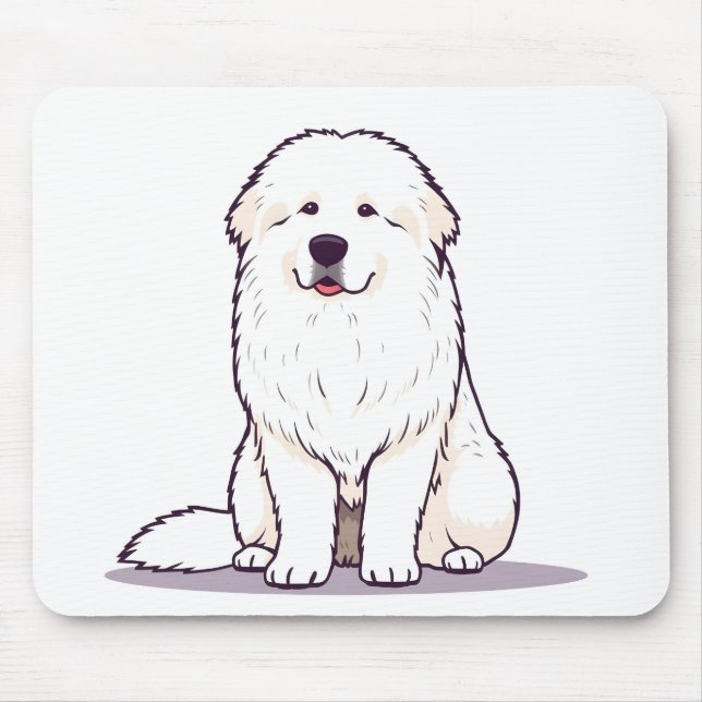 Great Pyrenees Mouse Pad (Front)