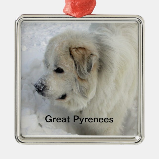 Great Pyrenees Ornament (Front)