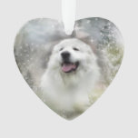 Great Pyrenees Ornament - Winter Design at Zazzle
