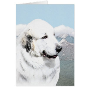 Great Pyrenees Painting - Original Dog Art