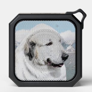 Great Pyrenees Painting - Original Dog Art Bluetooth Speaker