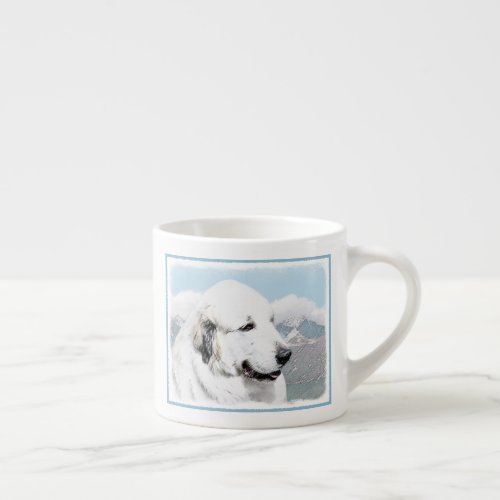 Great Pyrenees Painting _ Original Dog Art Espresso Cup