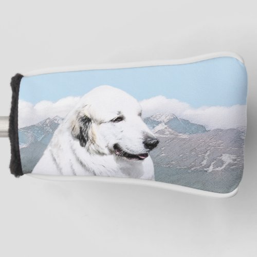 Great Pyrenees Painting _ Original Dog Art Golf Head Cover