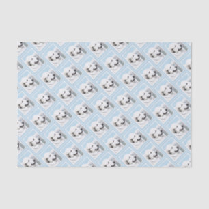 Great Pyrenees Painting - Original Dog Art Tissue Paper