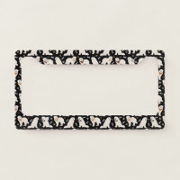Great Pyrenees Paws and Bones License Plate Frame