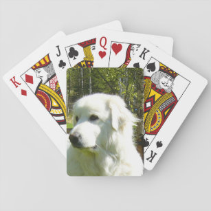 great pyrenees playing cards