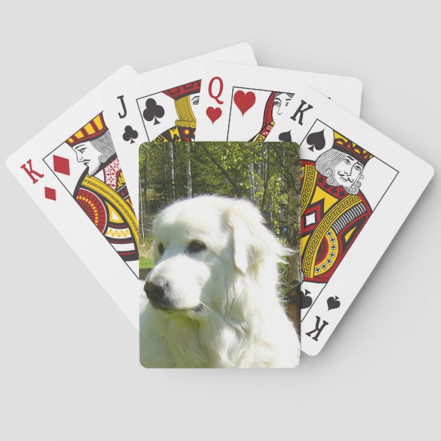 great pyrenees poker cards (Back)
