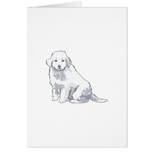 GREAT PYRENEES PUP CARDS (Front)