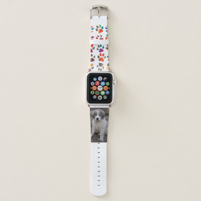 great pyrenees puppy apple watch band (Front)