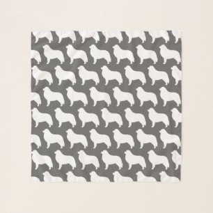 Great Pyrenees Silhouettes Pattern Scarf