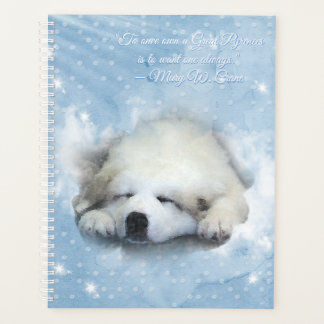 Great Pyrenees Sleepy Puppy WC Planner