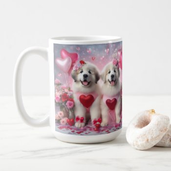 Great Pyrenees Sweethearts Mug by steelmoment at Zazzle