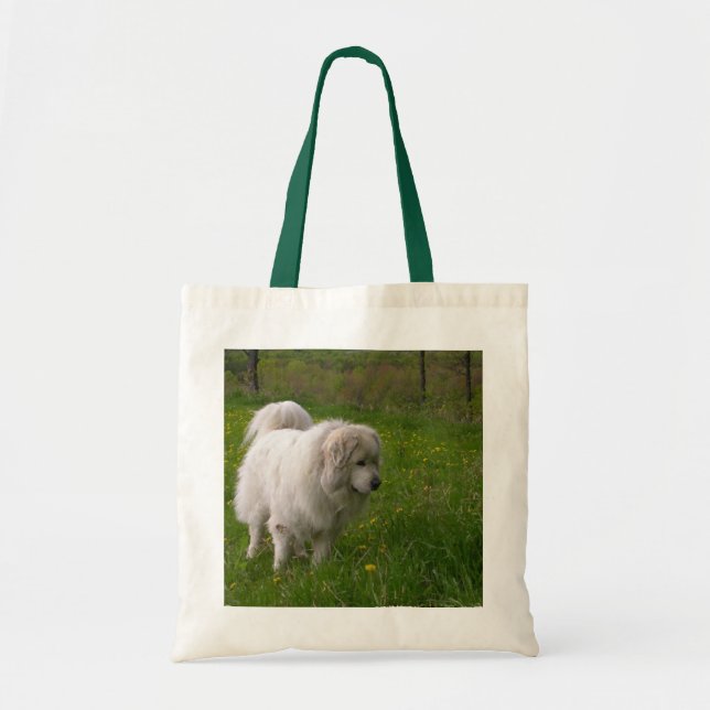 Great Pyrenees Tote Bag (Front)