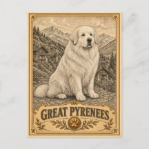 Great Pyrenees, Vintage Heritage Dog
