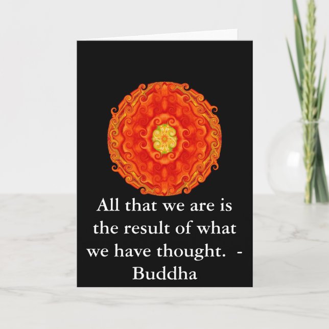GREAT QUOTE from the  Buddha Card (Front)
