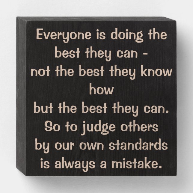 Great Quotes to Share Wooden Box Sign (Front Horizontal)