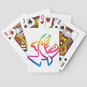 great rainbow shark poker cards