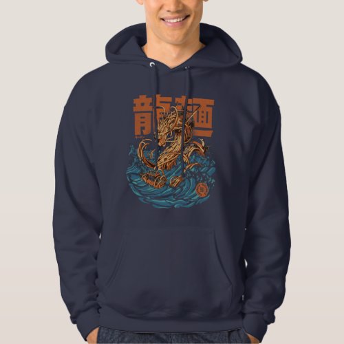 Great Ramen Dragon off Kanagawa Hoodie