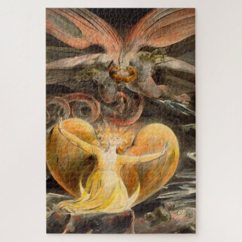 Great Red Dragon and the Woman Clothed with Sun Jigsaw Puzzle