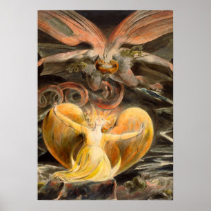Great Red Dragon and the Woman Clothed with Sun Poster