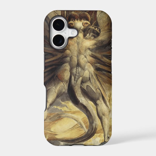 Great Red Dragon Iphone Case (Back)