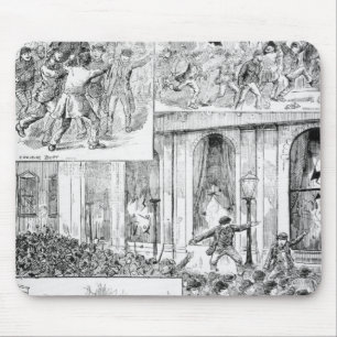 Great Riots in London Mouse Pad