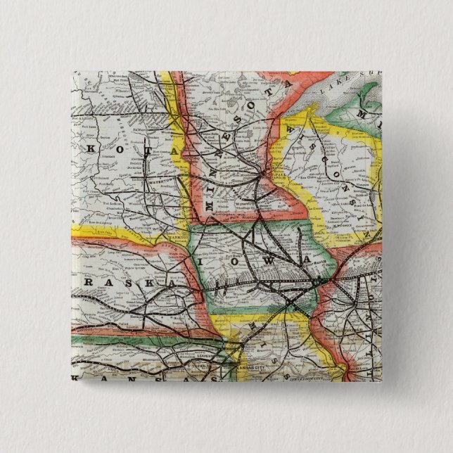 Great Rock Island Route Pinback Button (Front)