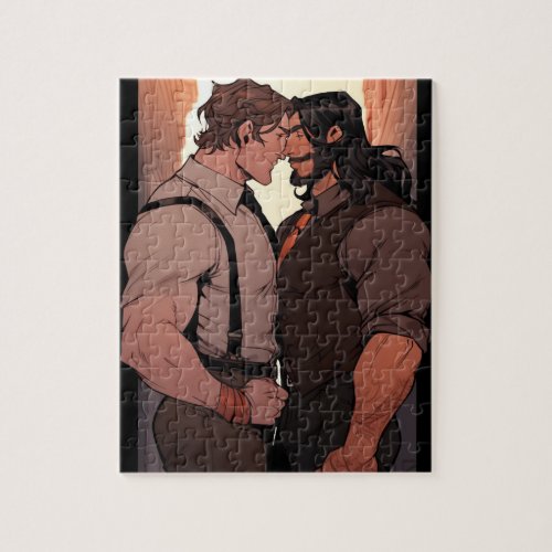 Great Romance Gay Love Jigsaw Puzzle