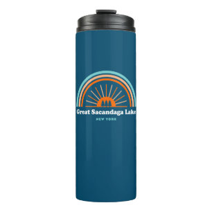 Great Sacandaga Lake New York Rainbow Thermal Tumbler