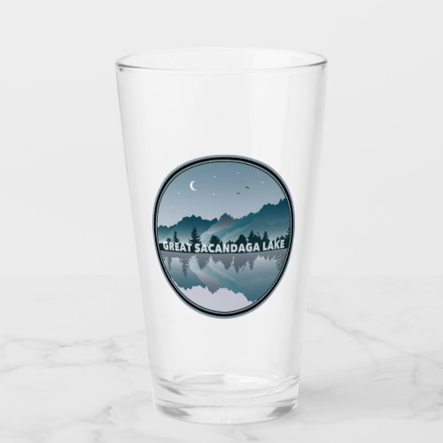 Great Sacandaga Lake New York Reflection Glass