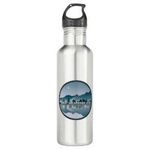 Great Sacandaga Lake New York Reflection Stainless Steel Water Bottle