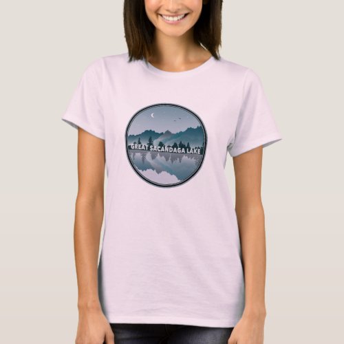 Great Sacandaga Lake New York Reflection T_Shirt