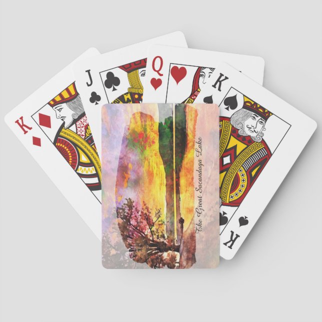 Great Sacandaga Lake Playing Cards (Back)