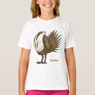 Great sage grouse bird cartoon illustration  T-Shirt