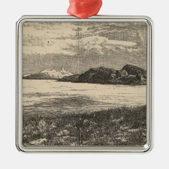 Great Salt Lake Desert Metal Ornament (Front)