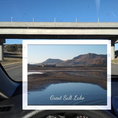 Great Salt Lake Saltair Pavilion Mountains Postcard