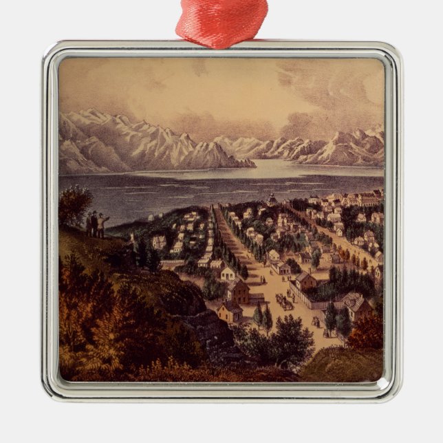 Great Salt Lake, Utah Metal Ornament (Front)