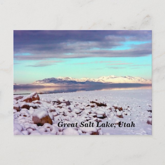 Great Salt Lake, Utah Postcard (Front)