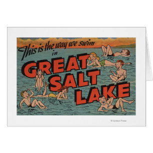 Great Salt Lake, UtahThe Way We SwimUtah Cards