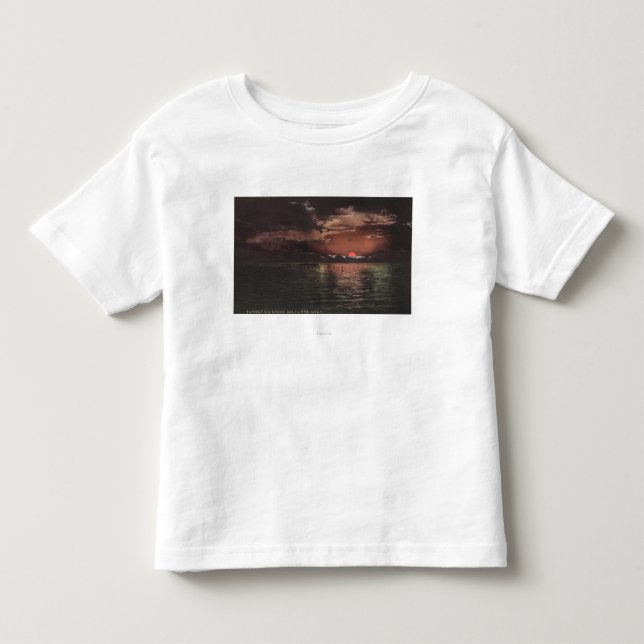 Great Salt Lake, UTSunset Scene on Lake View Toddler T-shirt (Front)