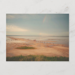 Great Salt Plains Sunset Postcard