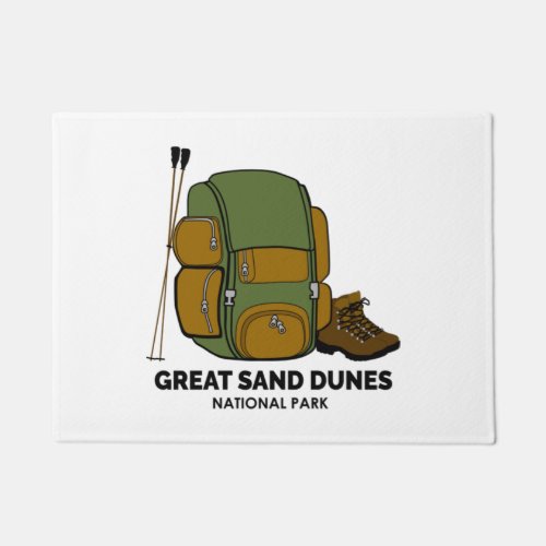 Great Sand Dunes National Park Backpack Doormat