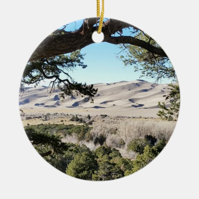 Great Sand Dunes National Park Ceramic Ornament (Front)
