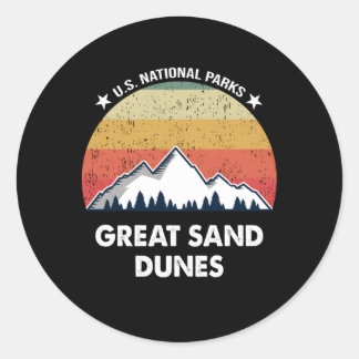 Great Sand Dunes National Park Classic Round Sticker